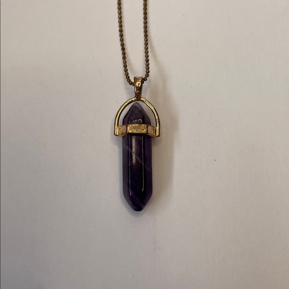 Adult Jewels Jewelry - Vintage Amethyst gemstone.  16”